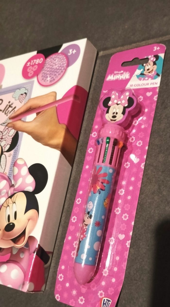 Peinture diamant et stylo 10 couleurs Minnie - photo numéro 2
