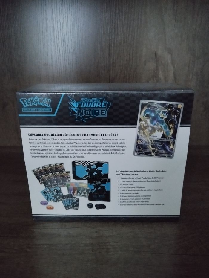 Pokémon, ETB Foudre Noire Ecarlate et violet EV11 - photo numéro 3