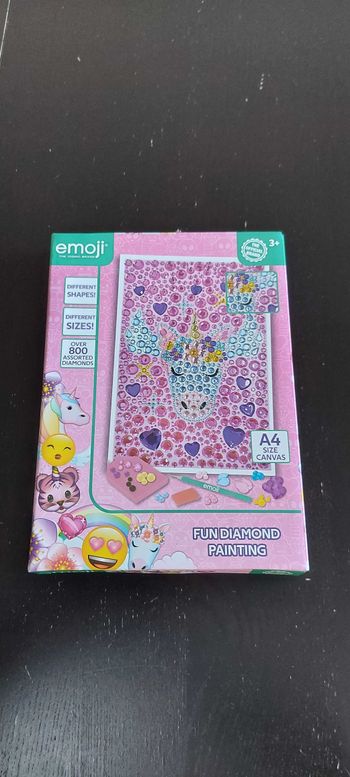 Tableau diamond painting emoji neuf