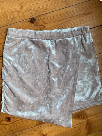 Jupe short velours Boohoo
