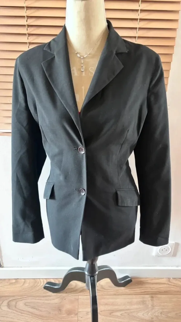 💕 blazer veste tailleur noir taille 46 xxxl #kiabi - photo numéro 6