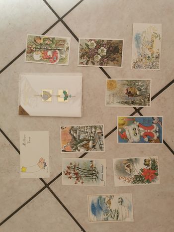 Lot 11 cartes de correspondance