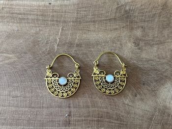 Boucle d’oreille pierre de lune