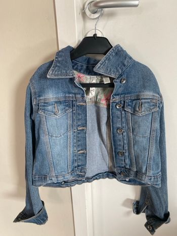 Veste en jeans courte 8 ans