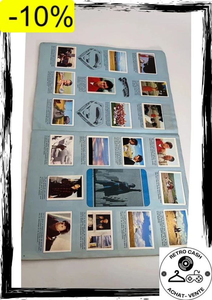 Superman The Movie - album collecteur de vignettes complet - ageducatifs - style PANINI - photo numéro 7