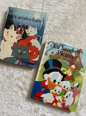 Lot de 2 livres Disney - 1988