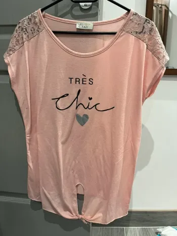 T shirt dentelle