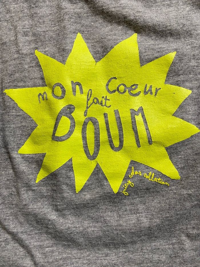 TAO T-shirt Mon coeur fait Boum Taille 3 mois - photo numéro 2