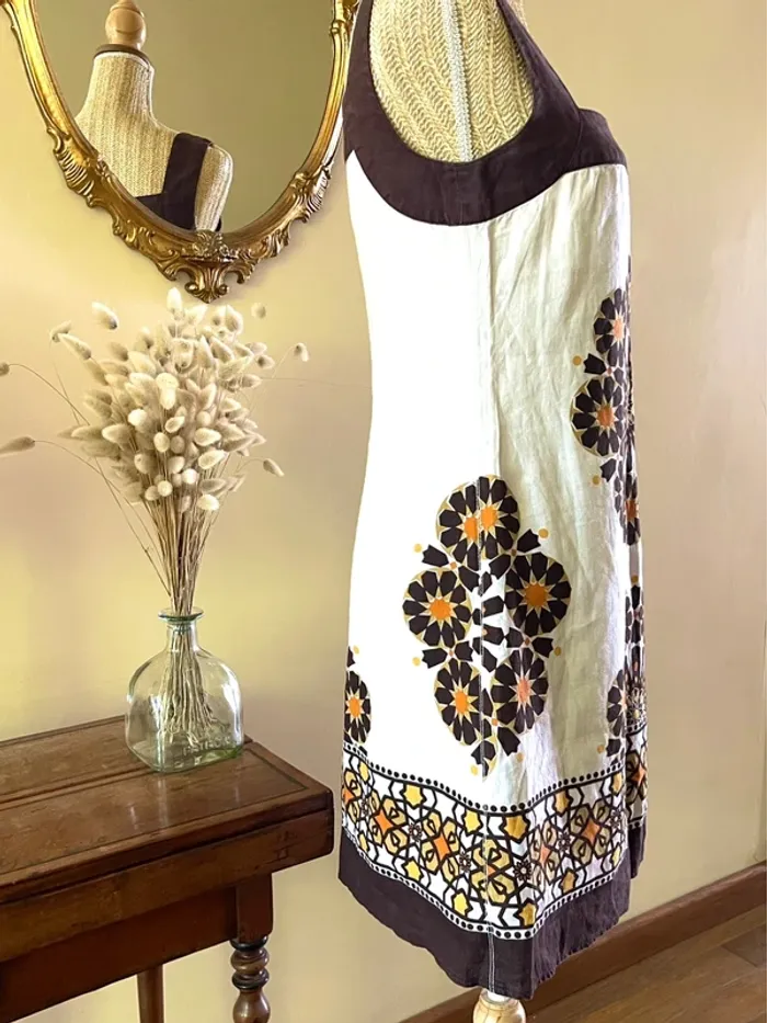 Robe vintage d'Été à Motifs seventies - Promod - Taille 38 - photo numéro 6