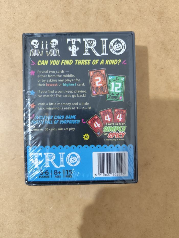 Trio jeu de société Neuf jamais ouvert - photo numéro 2