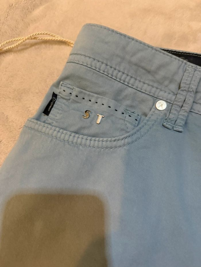 Tramarossa - Jean d'été slim, Bleu ciel, taille 32 - photo numéro 5