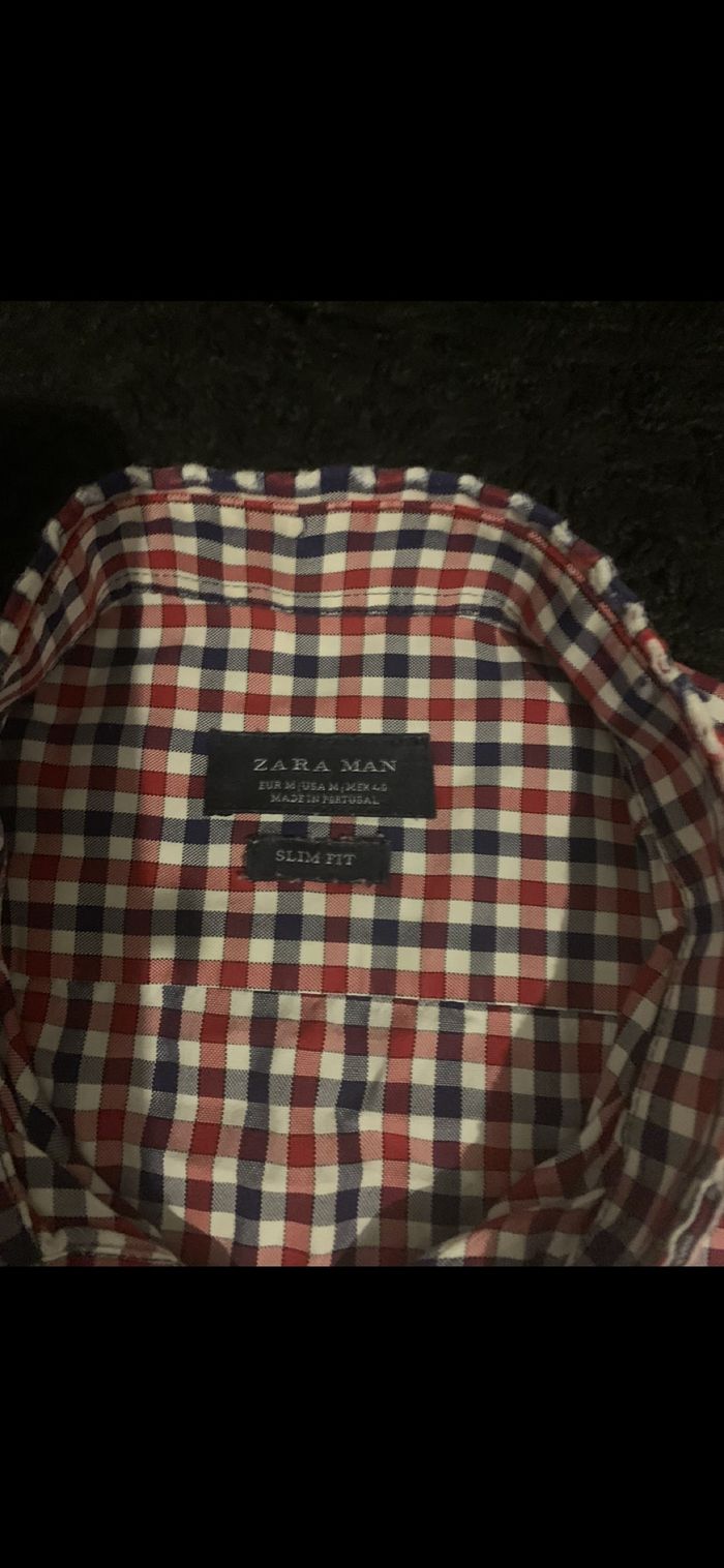 Chemise homme marque Zara slim fit taille M - photo numéro 3