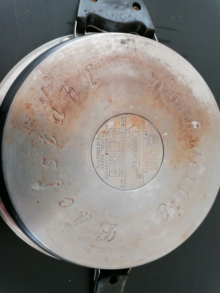 Poêle sauteuse wok Edelstahl - photo numéro 3