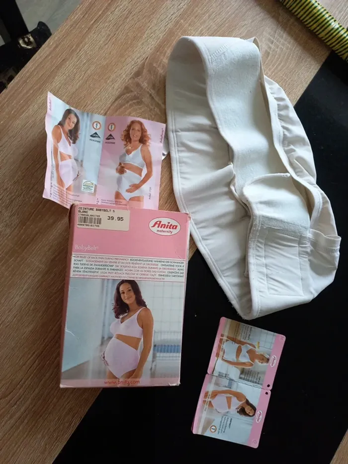 Ceinture femme enceinte Blanc 38/40 - photo numéro 6