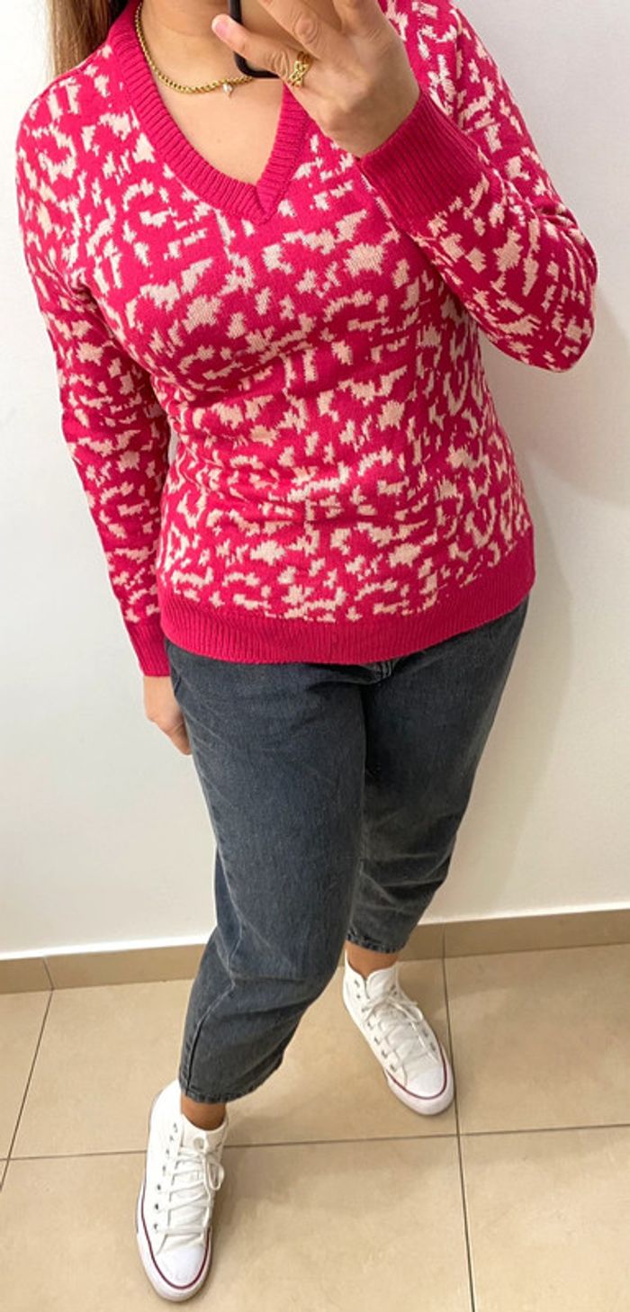 Pull Léopard Taille S - photo numéro 7