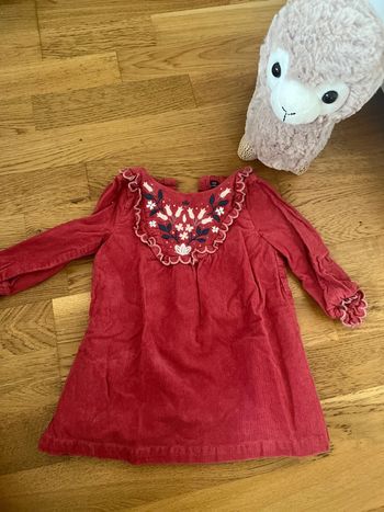 Robe en velour 18mois