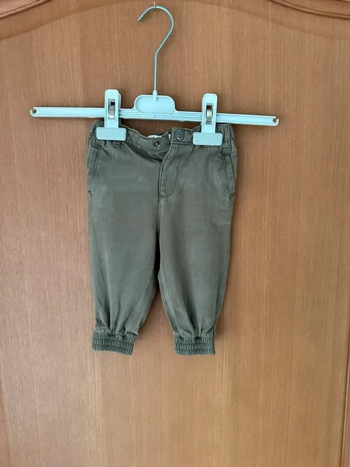 Pantalon en lin kaki Orchestra 6 mois