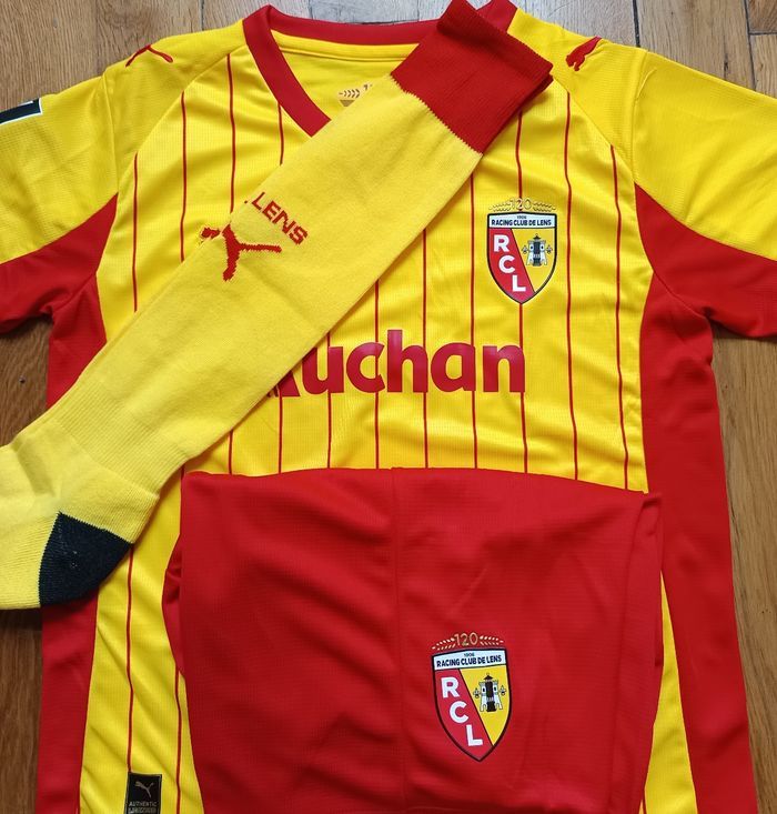 Kit football taille 14 ans modèle RC Lens 2026 domicile - photo numéro 3