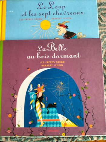 Collection cadet Roussel La belle au bois dormant et le loup et les 7 chevreaux