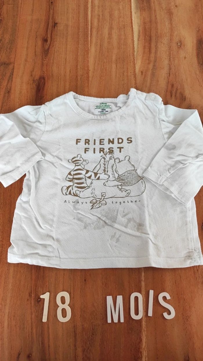 Tee short manches longues