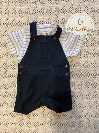 Ensemble été salopette 6 mois