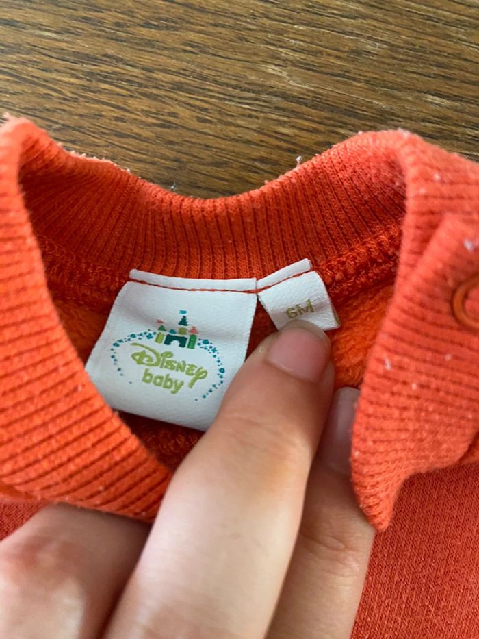 Pull orange Mickey - photo numéro 2