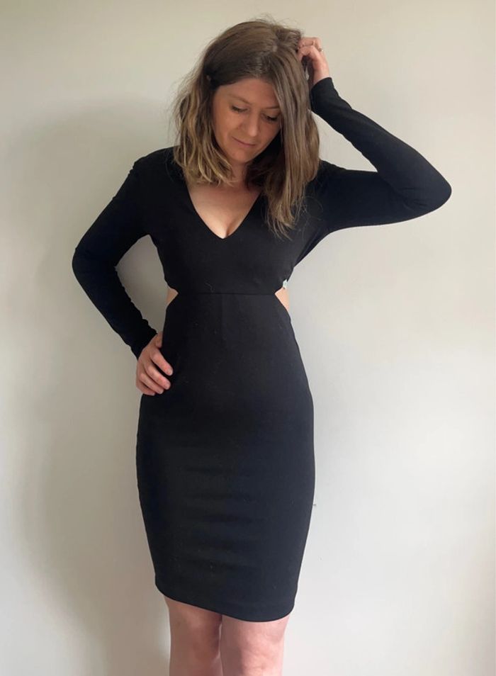 Robe fendue Zara
