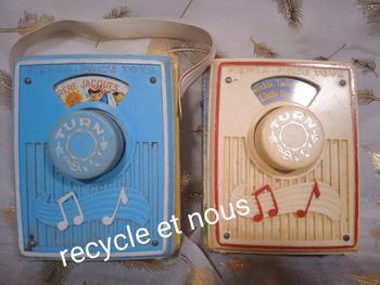 radio boite a musique vintage '' fisher price ''