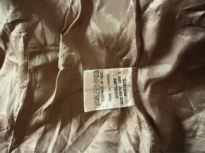 Veste de blazer cinoche marron en très bon état taille 36 - photo numéro 9
