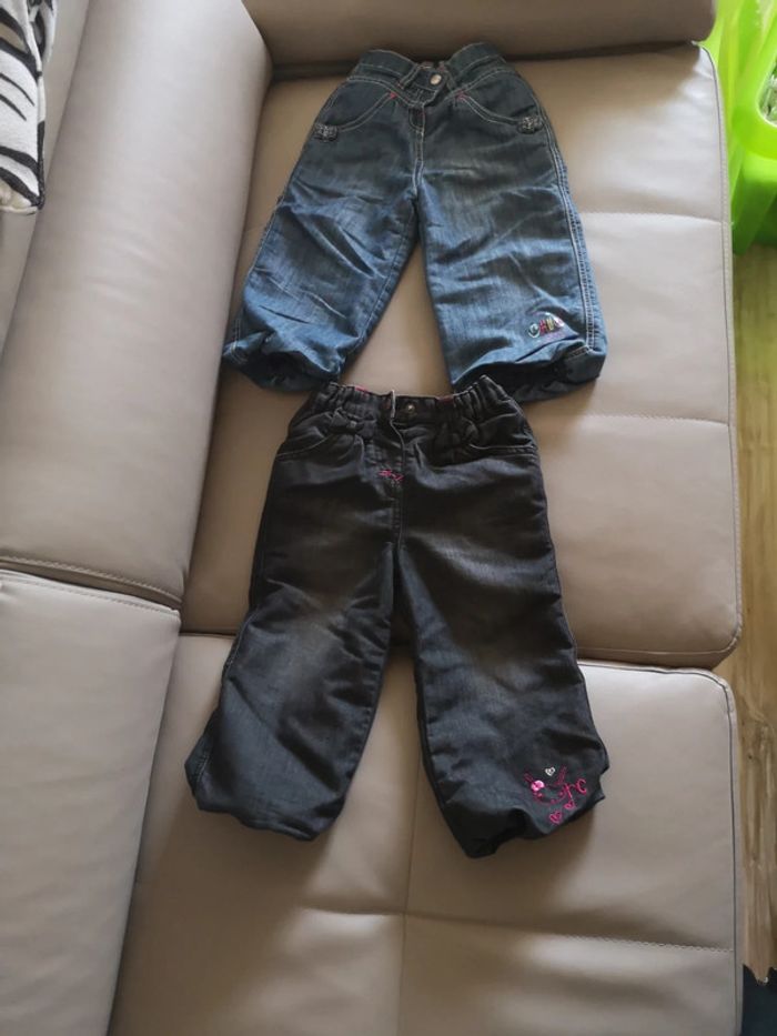 2 pantalons Boules orchestra 23mois