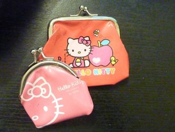 Lot de portes monnaie Hello Kitty