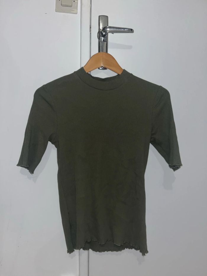 Tee shirt kaki