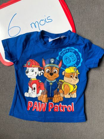 Teeshirt Pat Patrouille 6 mois