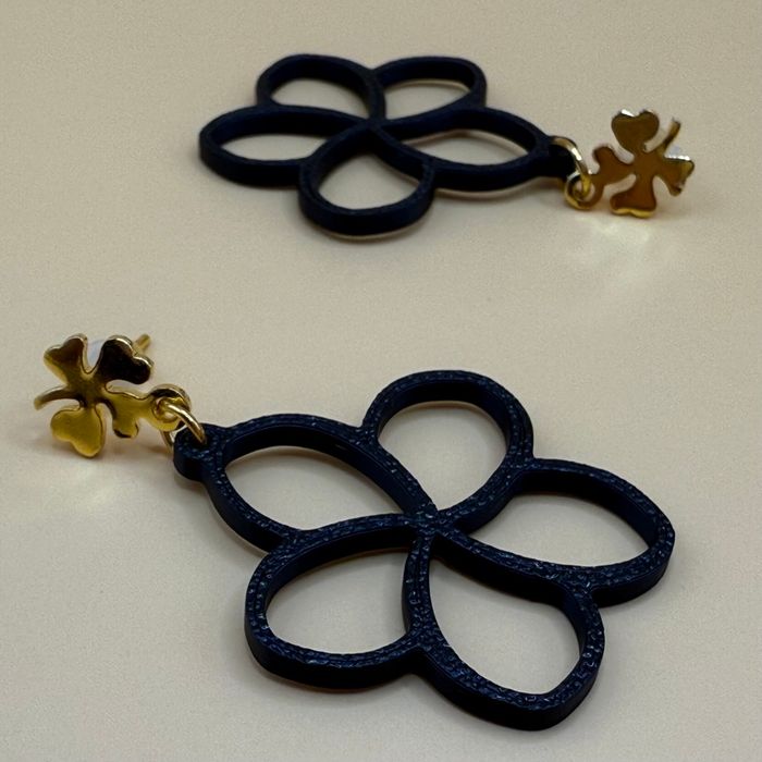 Boucles d’oreilles fleurs - photo numéro 3