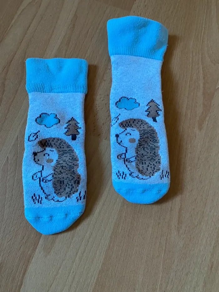 Chaussettes anti dérapantes hérisson Taille 19-21