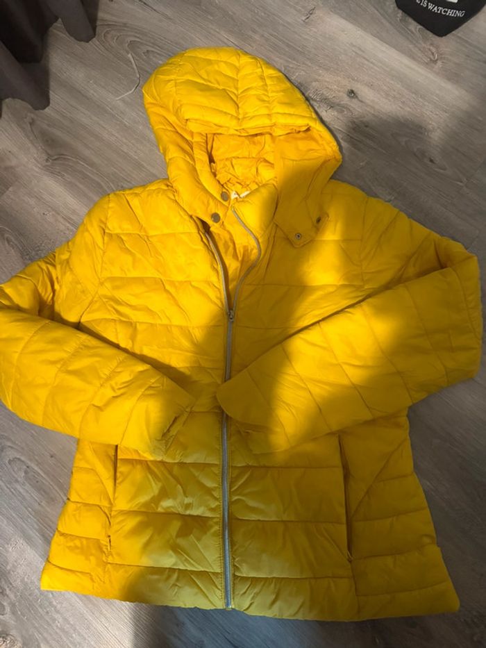 Manteau doudoune cache cache jaune 42