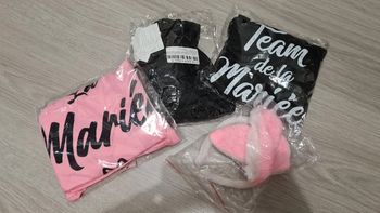 Lot enterrement vie de jeune fille neuf tee shirts