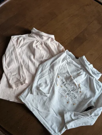Lot de 2 t-shirt manches longues