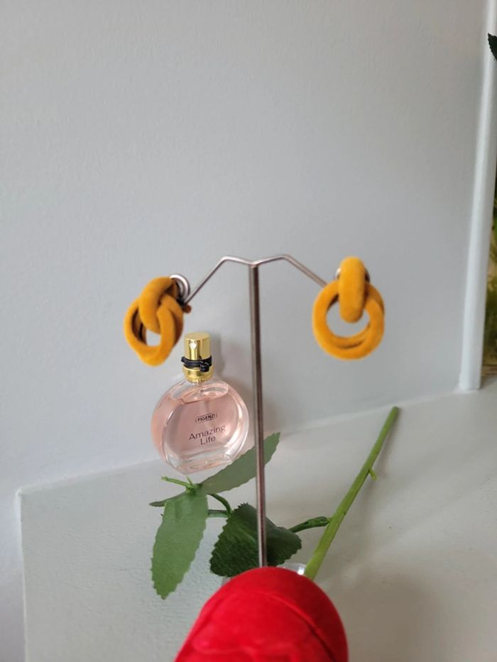 Clips tout doux jaune moutarde - photo numéro 3