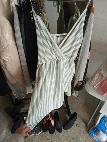 Jolie robe verte d'été