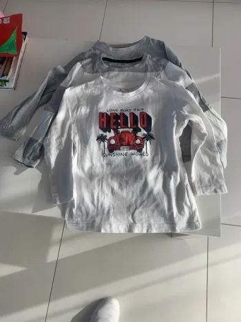 Lot 3 tee-shirts manches longues