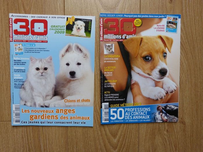 2 Magazines 30 Millions d'Amis