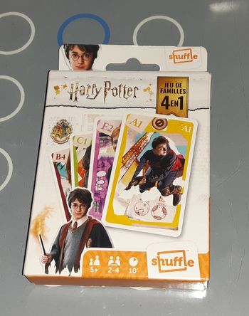 Jeu de famille 4 en 1 Harry Potter Shuffle