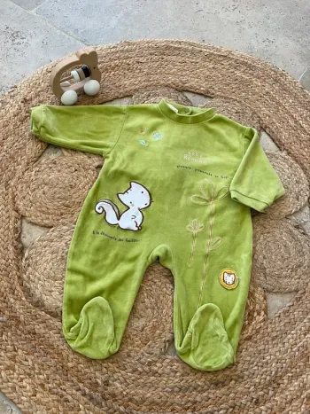 Pyjama velours 3 mois