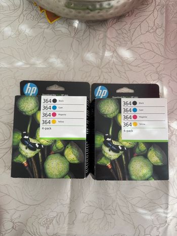 Lot de 2 cartouches d’encre Hp 364