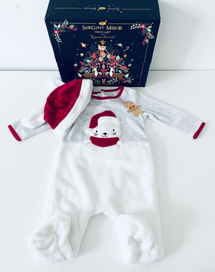 Pyjama et bonnet de Noël Sergent Major