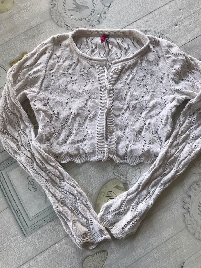 Veste courte blanche