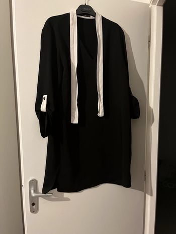 Robe Zara noir et blanche