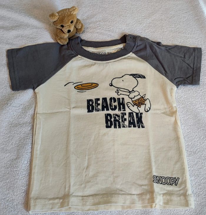 Tee-shirt Snoopy 🐶 au frisbee 🐾