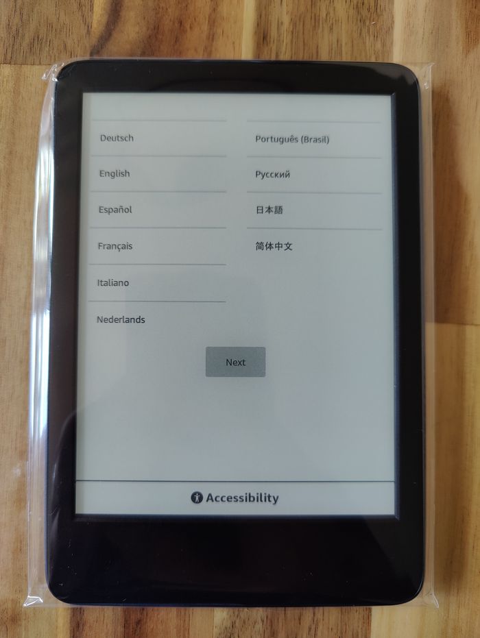 Kindle 2022 – 11ème génération (modèle noir)